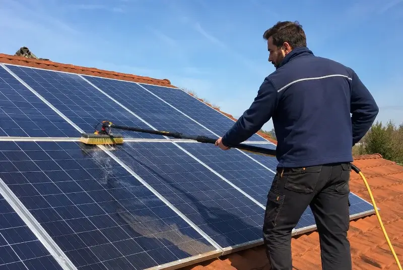 Nettoyage et entretien de panneaux solaires à Dompierre-sur-Yon